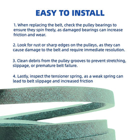 Kuumai belt fitment for 100-series tractors offers solid replacement