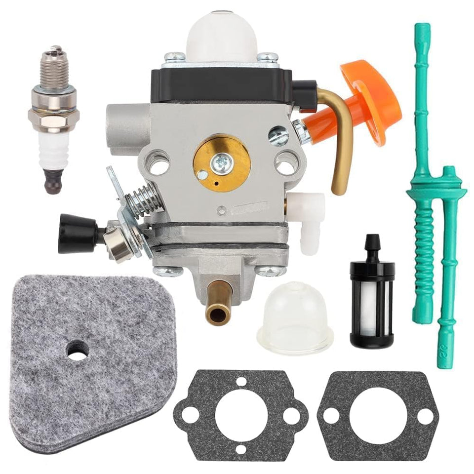Kuupo FS90R carburetor close-up for precise Stihl fit