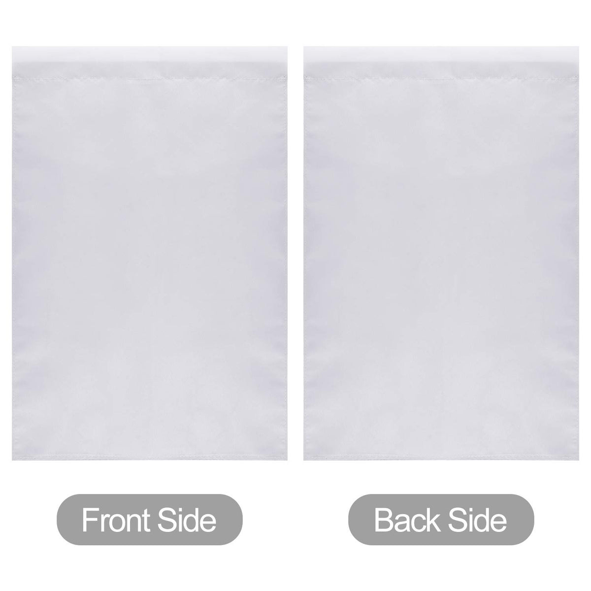 KUUQA double-sided flags close-up highlighting versatile painting surface
