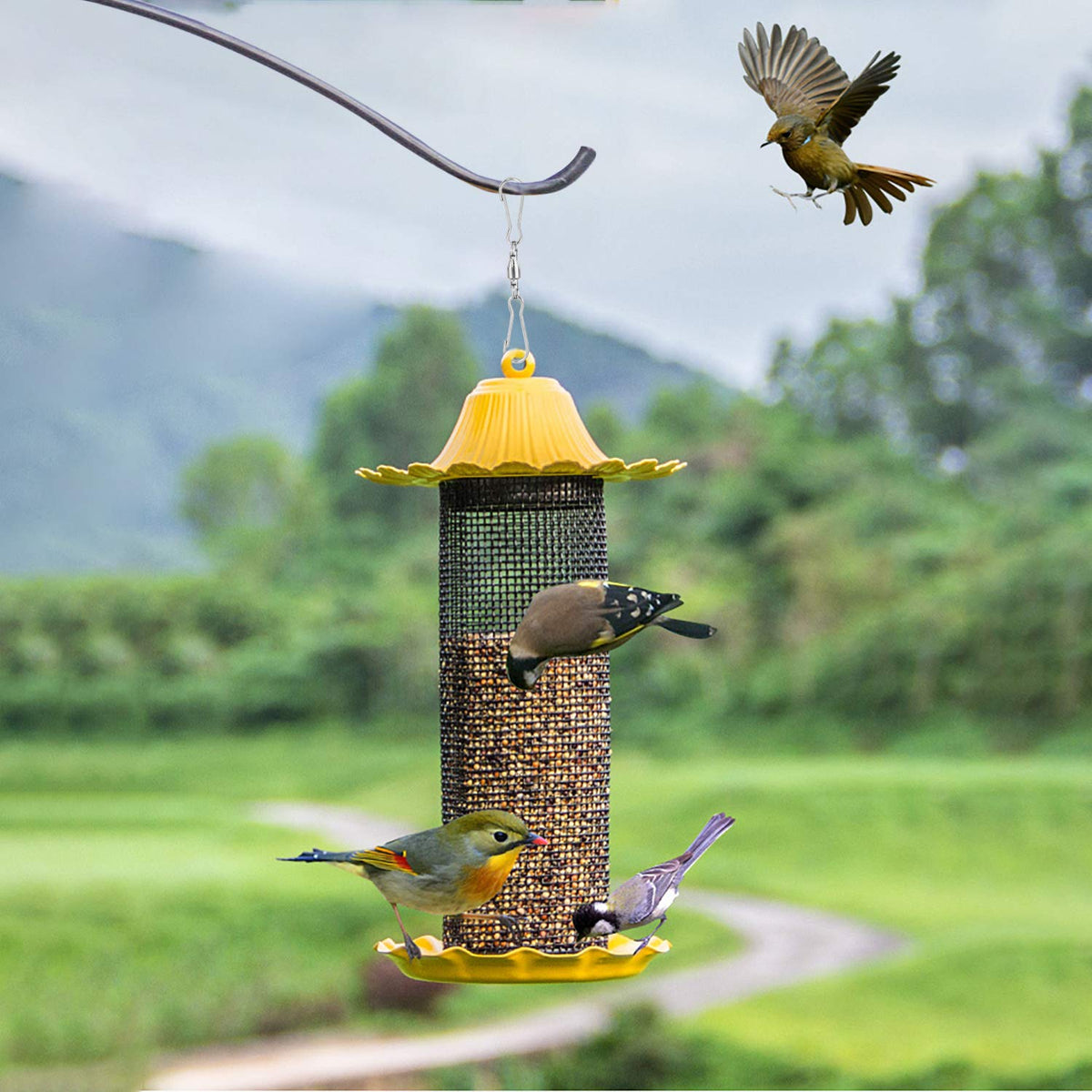 KUUQA ornament display clip helps wind spinners stay centered