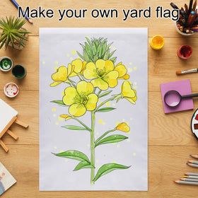 KUUQA white outdoor flags yard decoration suitable for seasonal displays