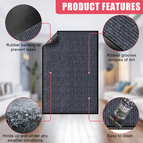 Kuyal entrance rug capturing dust and moisture at the threshold.