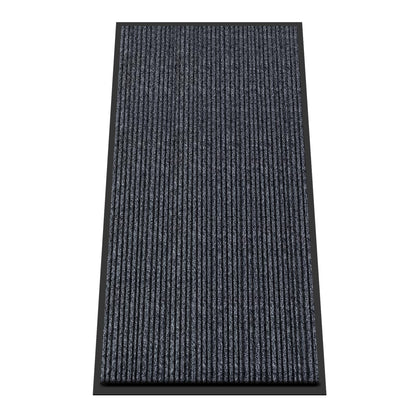 Kuyal front door mat 2x4 with non-slip backing for busy entryways