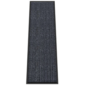 Kuyal front door mat 3x10 with non-slip backing for secure entrances.