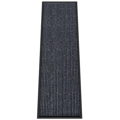 Kuyal front door mat 3x10 with non-slip backing for secure entrances.