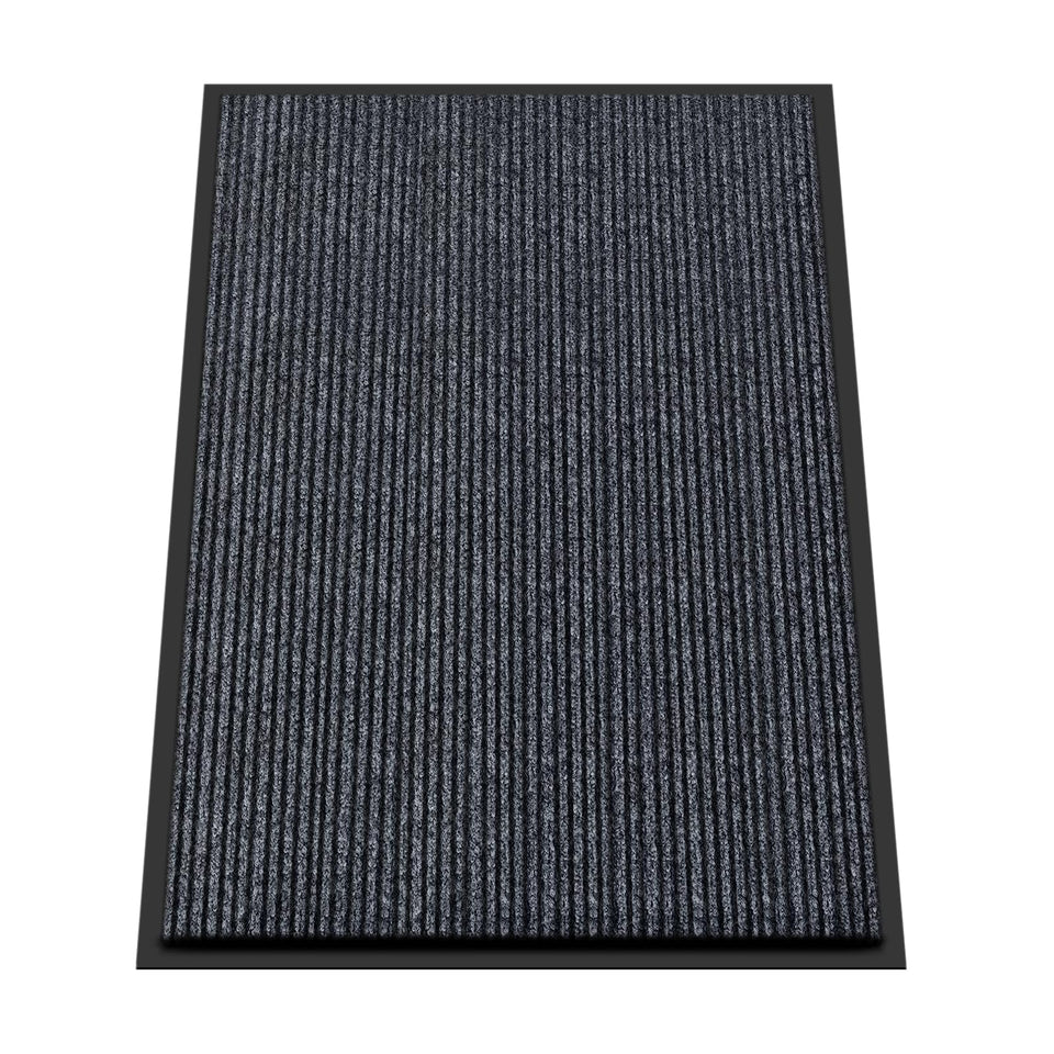Kuyal front door mat 3x4 for indoor/outdoor use traps dirt at the entry