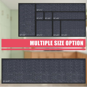 Kuyal front door mat heavy-duty for high-traffic commercial entrances