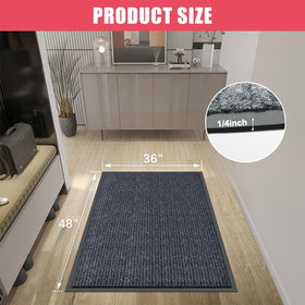 Kuyal front door mat stain and fade resistance maintains look in any weather