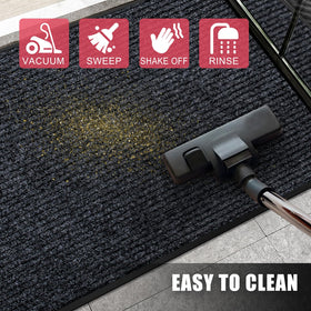 Kuyal indoor-outdoor mat suited for busy entryways and porches.