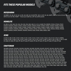 KUZA compatibility with Husqvarna, Greenworks, Craftsman, and more.