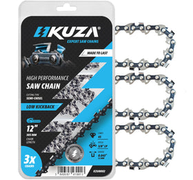 KUZA Dewalt 12-inch chain on a saw for smoother cuts and reliable performance.