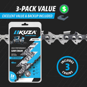 KUZA chain showing quick installation for fast setup.