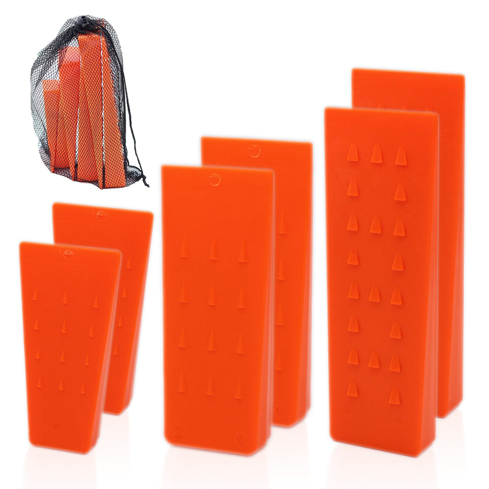 Kuzuryu 5.5-inch wedge with anti-slip teeth for secure bite in wet wood