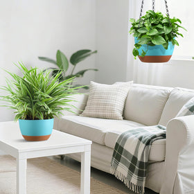 Kvetto color-block design enhances balcony or patio aesthetics.
