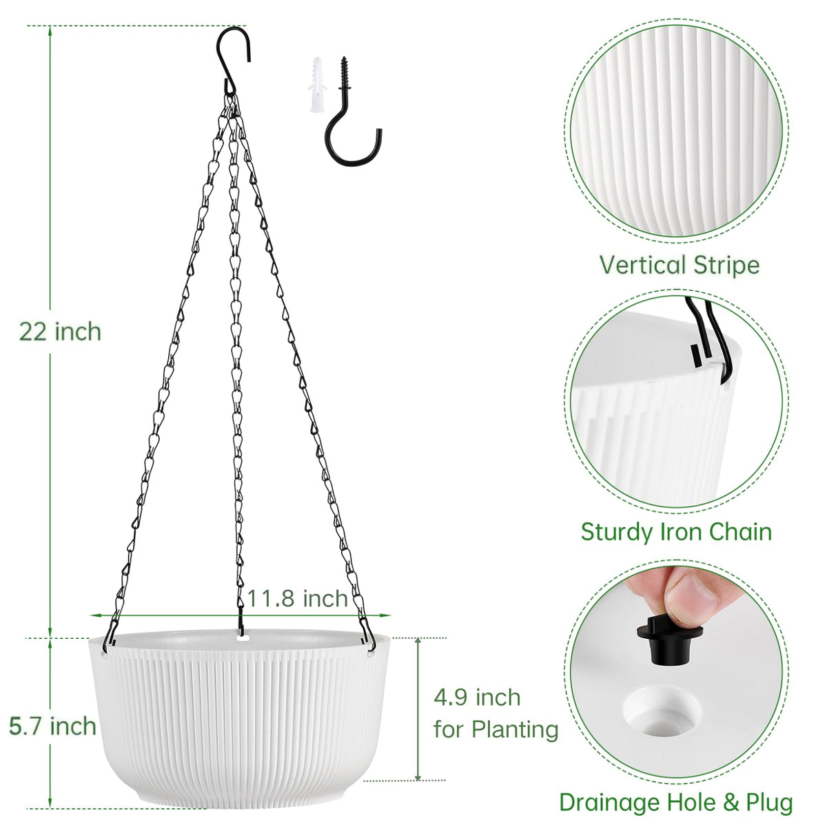 Kvetto internal saucer system preserves soil moisture with less daily watering