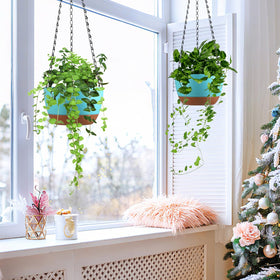 Kvetto vertical greening on balcony adds a lush, space-saving focal point.