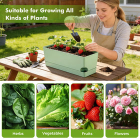 Visible water inlet helps monitor moisture levels