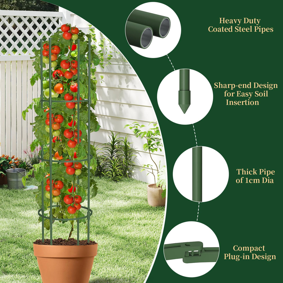 Kweetle adjustable height kit adapts from 24 to 61 inches for growing plants