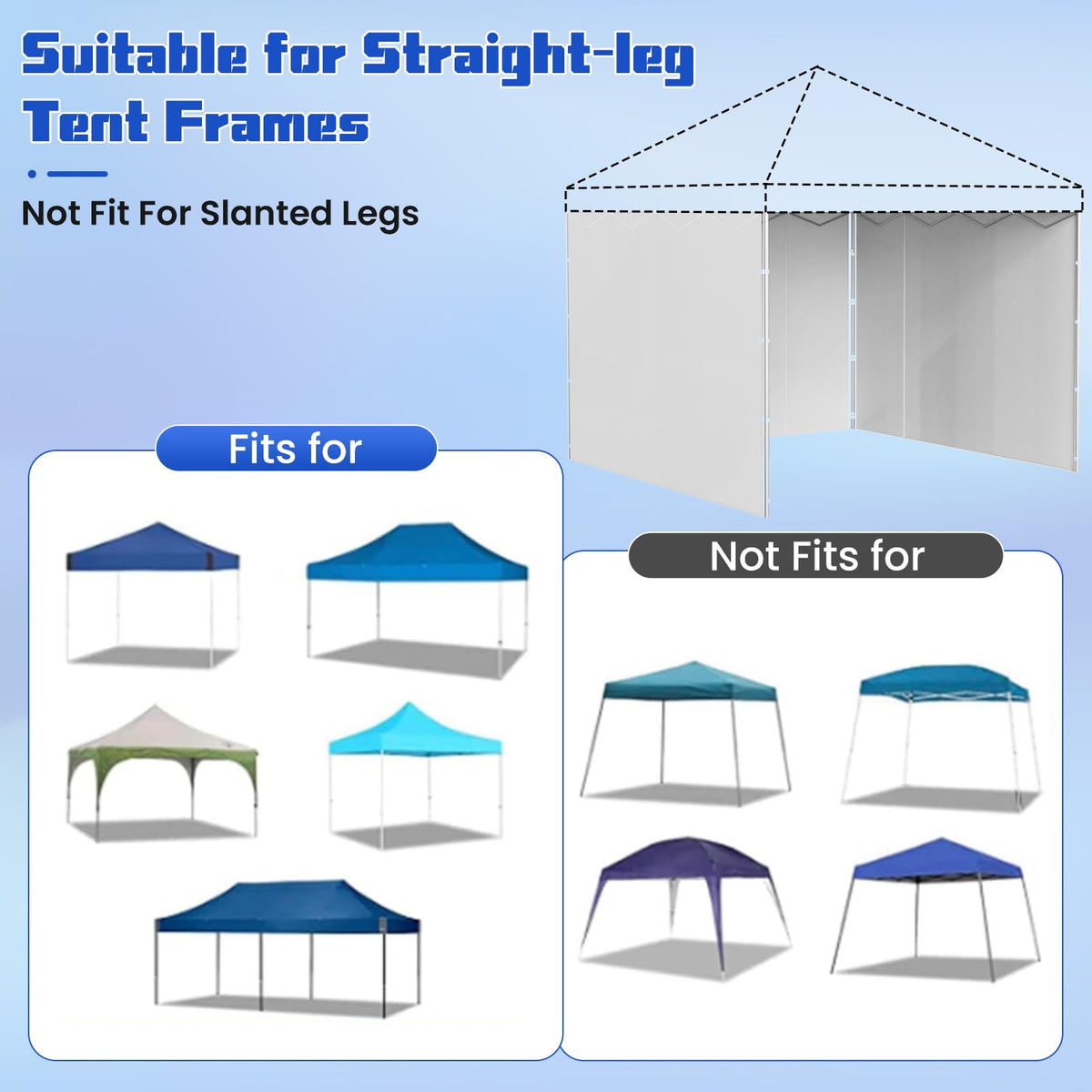 Care and storage guidance for Kweetle canopy sidewalls after use.