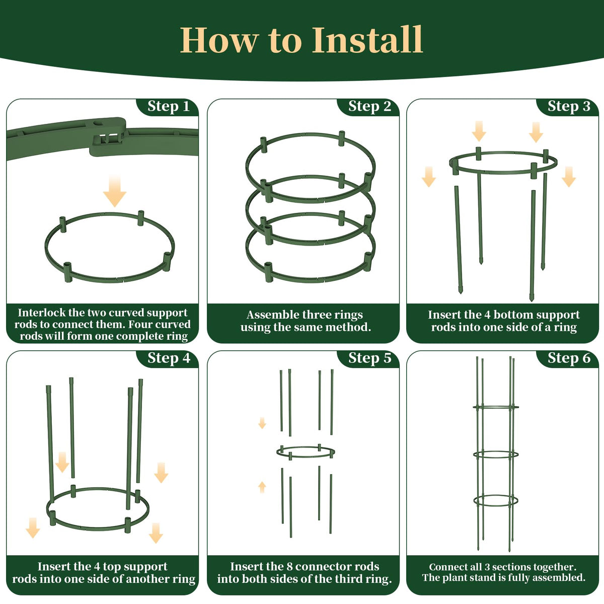 Kweetle raised bed and pot trellis for space-saving plant support