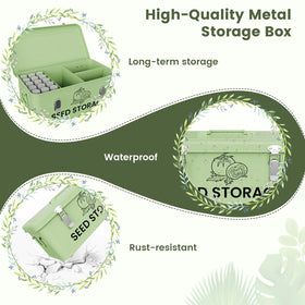 Kweetle 100 paper seed envelopes support neat, easy-to-label packets.