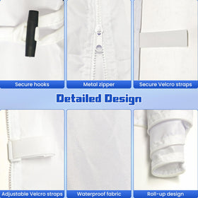 UV-blocking material protects gear from sun with Kweetle sidewalls.