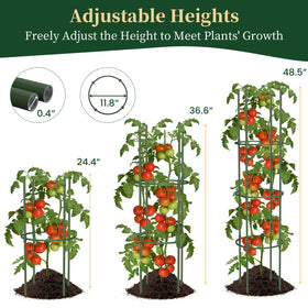 Kweetle tomato trellis features rust-resistant coating for outdoor use