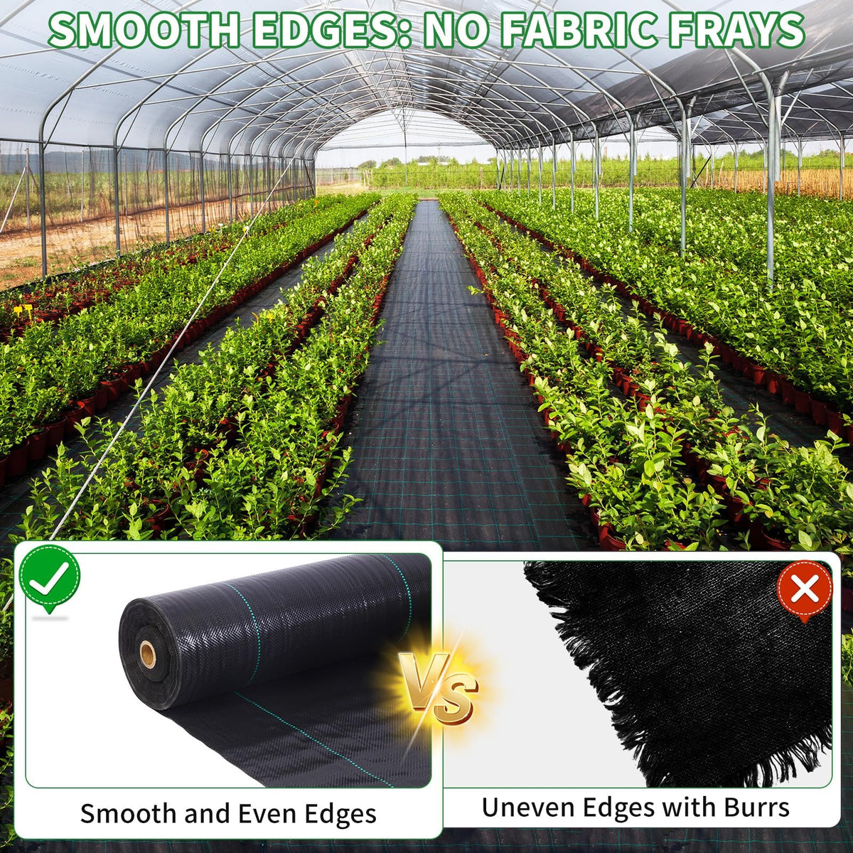 Kweetle vegetable garden weed barrier blocks weeds, supports easier harvests.