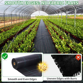 Kweetle vegetable garden weed barrier blocks weeds, supports easier harvests.
