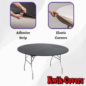 Kwik-Covers 3-mil vinyl demonstrates durable, sturdy material