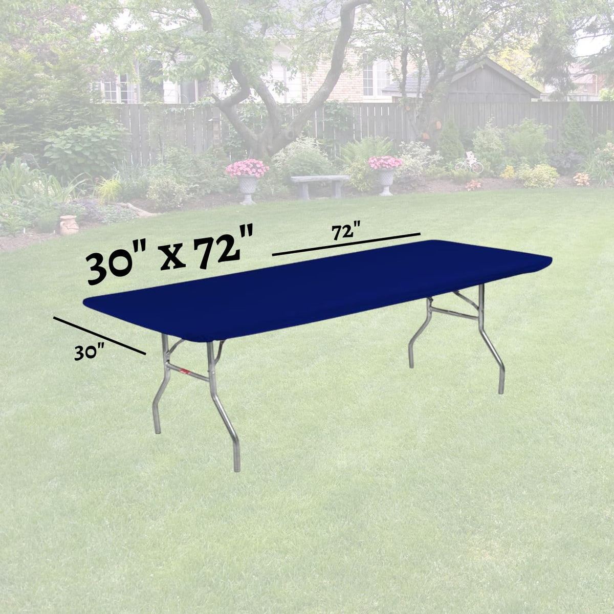 Kwik-Covers 4-inch adhesive strip reinforces long sides.