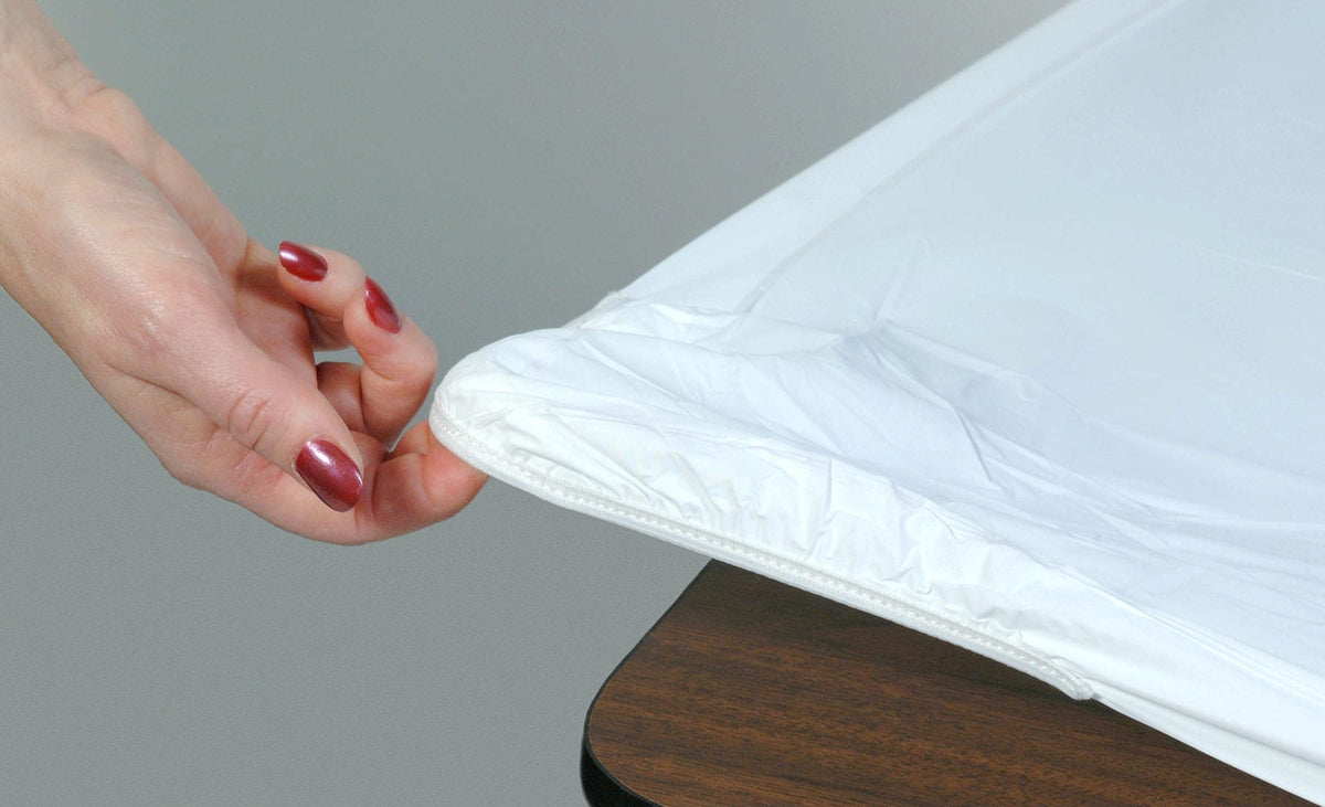 Kwik-Covers 8ft table-cover bundle, ready for events, simple setup and cleanup.