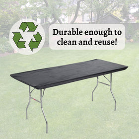 Kwik-Covers 3 mil thickness delivers durable, cost-effective table protection.