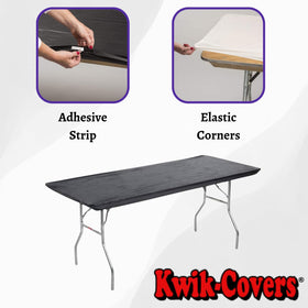 Durable Kwik-Covers material suitable for reuse or disposal