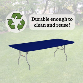Kwik-Covers no-blow-away design protects picnic tables from wind.