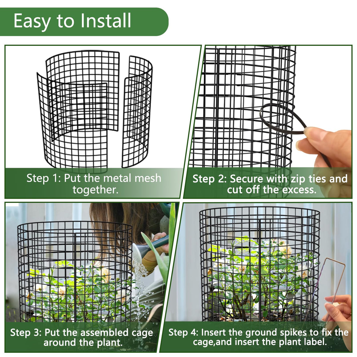 Close-up of KWISAMR metal mesh reveals sturdy coating and durability