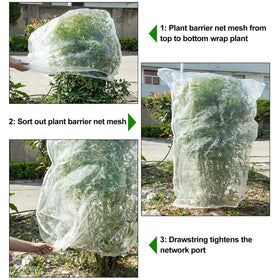 KXCOFTXI barrier nets deter birds and squirrels from crops