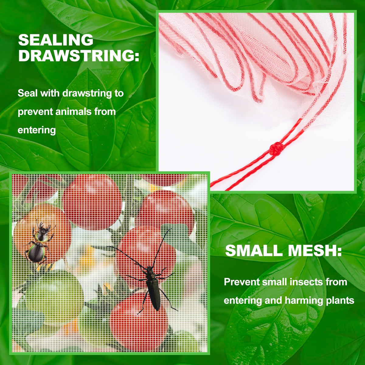 KXCOFTXI easy-cover design helps cover plants quickly during harvest