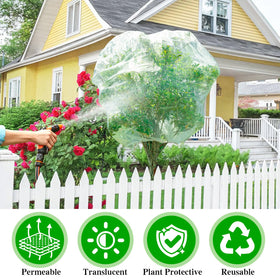 KXCOFTXI garden netting breathable mesh keeps pests out while letting sun reach plants