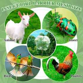 KXCOFTXI insect-proof netting blocks cicadas and other insects without shading crops