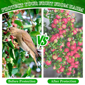 KXCOFTXI barrier netting with sturdy edges for long-term garden protection