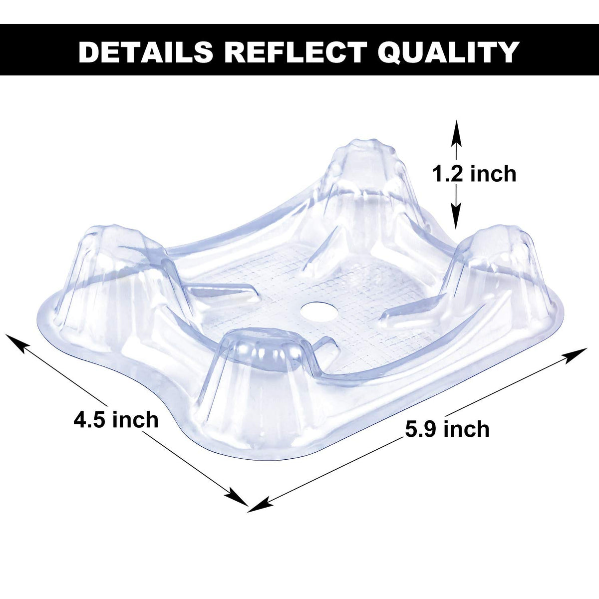 KXCOFTXI transparent melon cradle reflects light to help preserve color.