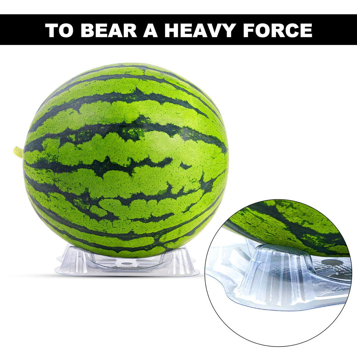 KXCOFTXI watermelon off-ground design helps maintain freshness and prevent mold.