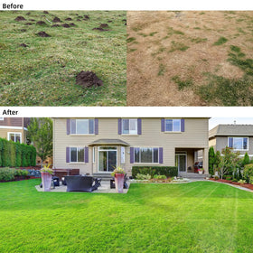 KXGBARN leveling rake shown for garden use, smoothing sand and dirt.