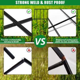 KYATE tool-free no-dig setup for fast fence deployment