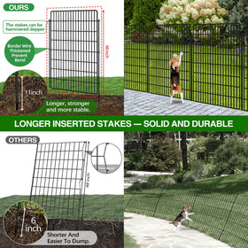 KYATE rustproof metal fence resists weather over years.