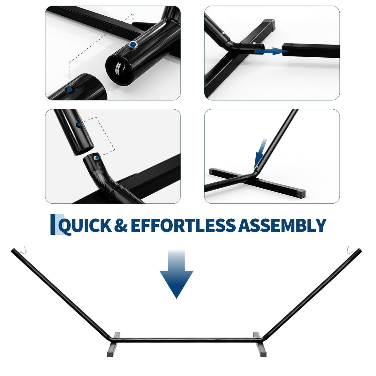 KYBOLT 12-foot design fits most hammocks for shared outdoor lounging