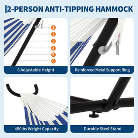 KYBOLT adjustable-height stand demonstrates six positions for a perfect fit.
