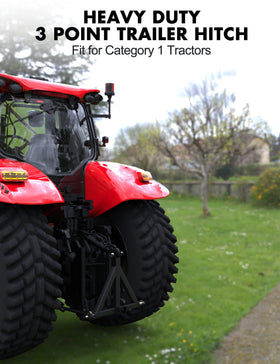 KYBOLT category-1-compatible tractor mounting for common models