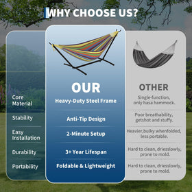 KYBOLT rainbow-stripes-design adds vibrant visual appeal to outdoor spaces.